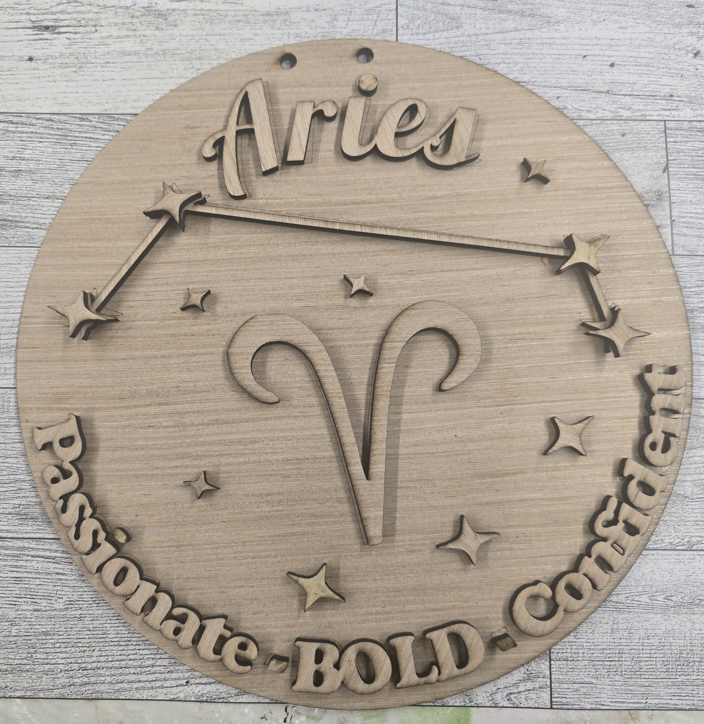 Zodiac Sign Wood Kit
