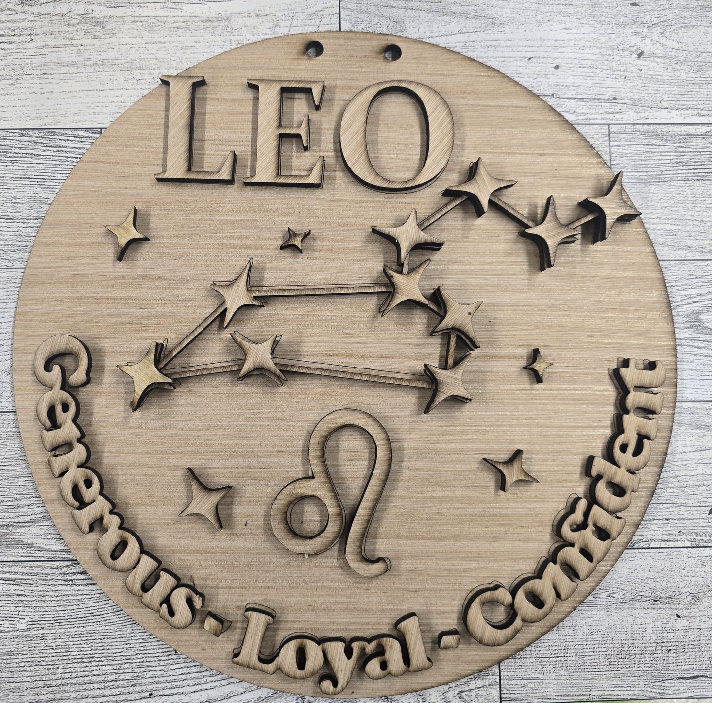 Zodiac Sign Wood Kit