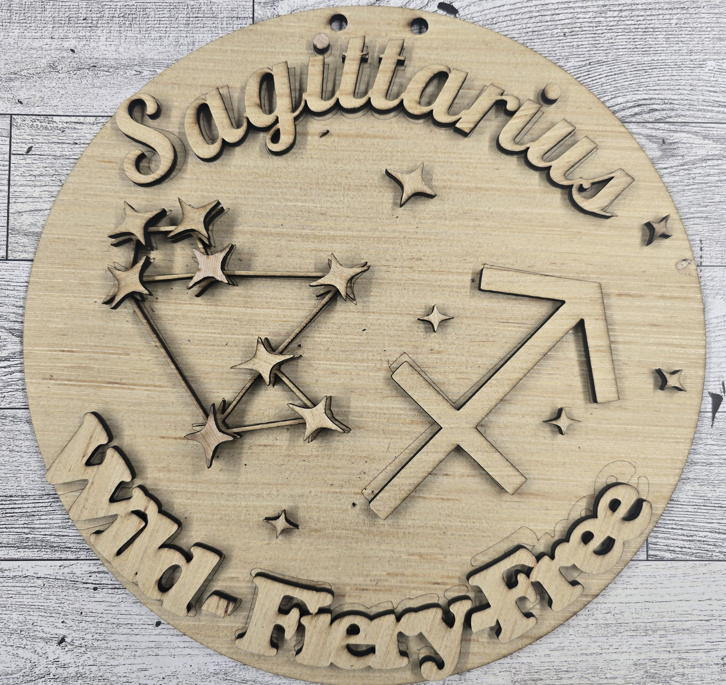 Zodiac Sign Wood Kit