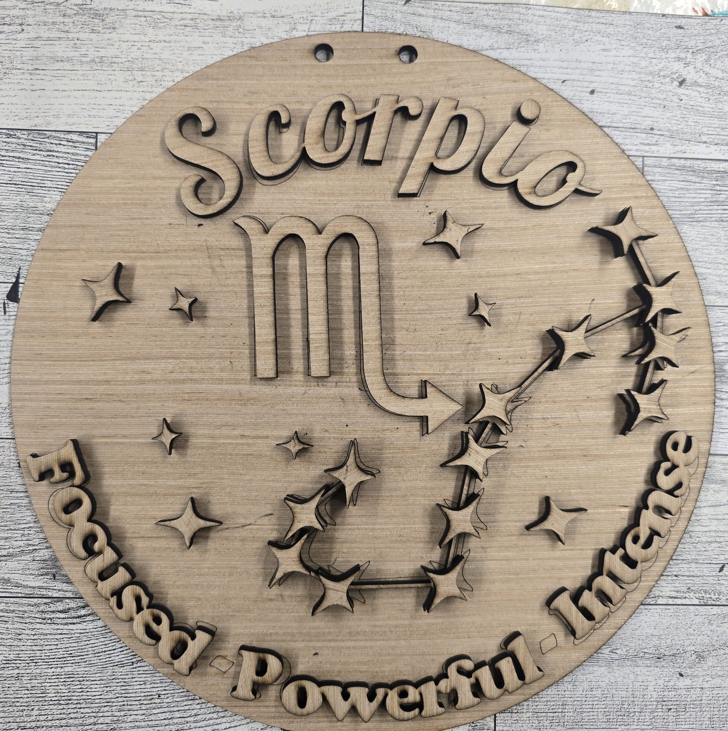 Zodiac Sign Wood Kit