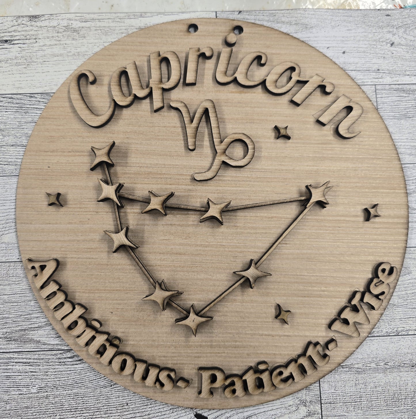 Zodiac Sign Wood Kit