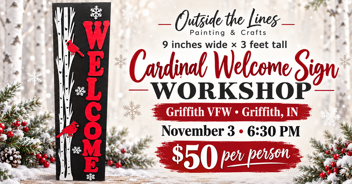 11-3 Cardinal Fireplace Leaner Griffith VFW